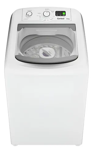Máquina De Lavar Branca Consul 12kg Com Dosagem Econômica E Cor Branco 110v