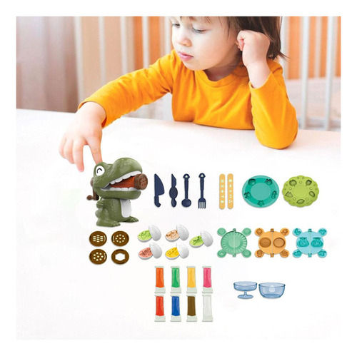 Bake Juegos De Herramientas De Plástico De Dinosaurio 36pcs