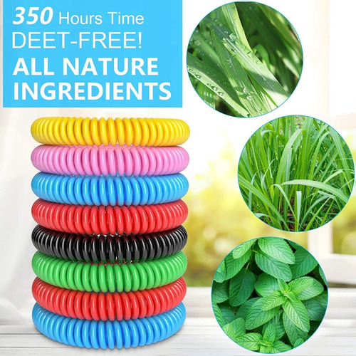 Manilla Pulsera Repelente Mosquitos E Insectos Impermeable