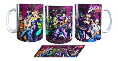 Mug Pocillo Taza Jojo's Bizarre Adventure Anime Calidad Aaa