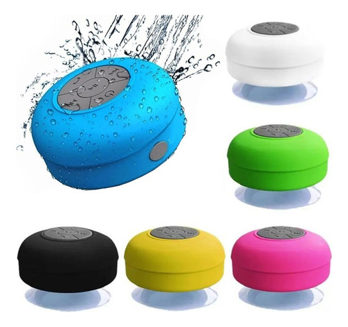 Parlante Alta Voz Recargable Ducha Bluetooth Resiste Agua