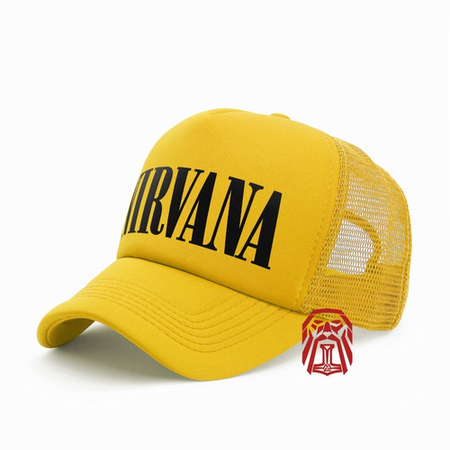 Gorra Trucker  Personalizada Motivo Banda Nirvana