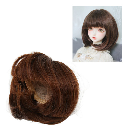 Boneca, Peruca, Cabelo Com Franja, Boneca Macia, Flexível, C
