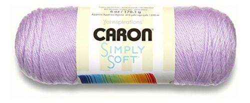 Caron Simply Soft Hilo Sólido, Orquídea, 6 Oz (177.44 Ml),
