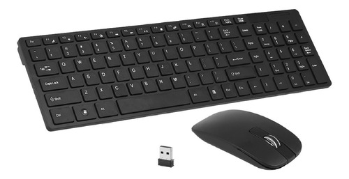 Kit Teclado Y Mouse Inalambrico Usb Combo Periféricos Pc