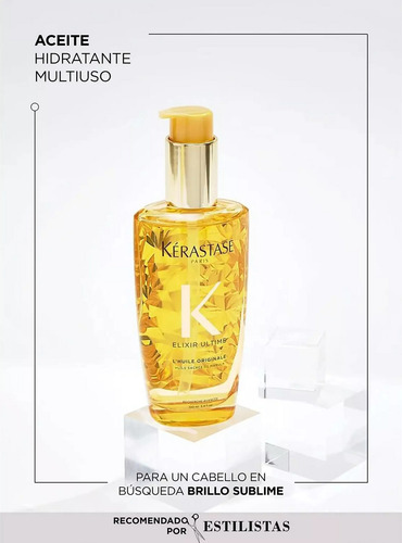 Aceite Elixir Ultime Kérastase 100ml Dragón Limited Edition