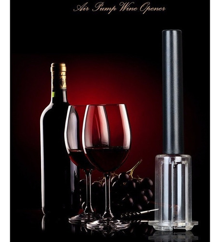 Imagen 6 de 6 de Sacacorchos - Destapador Neumático Para Vinos - Ideal Regalo