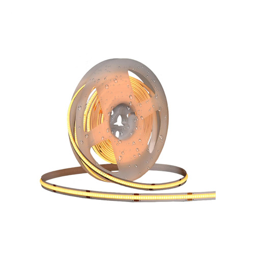 Fita Led Cob All Light 10w/m 288 Leds 5m 12v Ip65 Stella Luz Branco Quente - 2700k