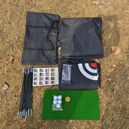 Red De Práctica De Golf 2 M Negra Multifuncional Swing