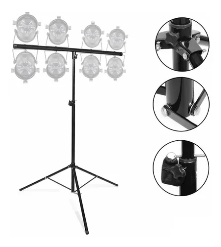 Tripode T De Iluminacion Dj Para Luces Con Funda 50kg