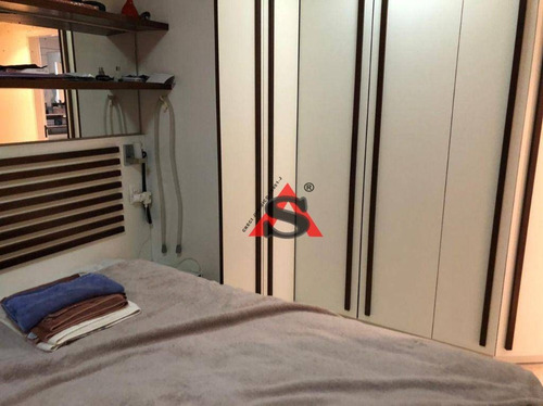 Imagem 13 de 15 de Excelente Apartamento Com 03 Dormitórios, Sendo Uma Suíte, 02 Vagas De Garagem Cobertas, Depósito No Sub-solo, Completo De Armários Planejados, Sacada - Ap44031