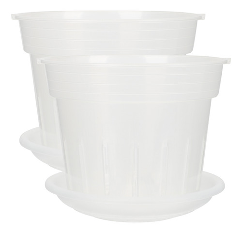 Macetas De Plástico Para Jardinería, 2 Unidades, Macetas De