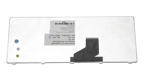 Teclado Compatível Acer Aspire One Sunrex P/n:v111102as3 Ui Cor Preto Idioma Português Brasil
