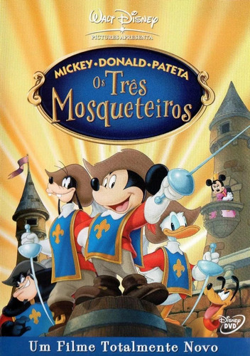 Dvd Mickey, Donald & Pateta - Os Três Mosqueteiros