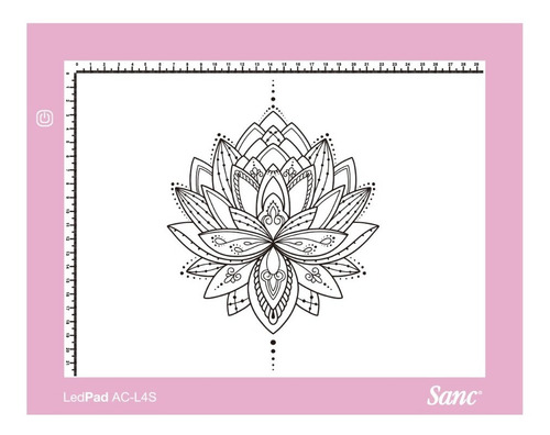 Led Light Pad Sanc L4s (a4) Rosado