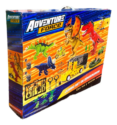 Jumbo Set De Dinosaurios Grande 38 Pzas.