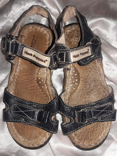 Sandalias Talla 28 Niños Hush Puppies Cuero Usadas