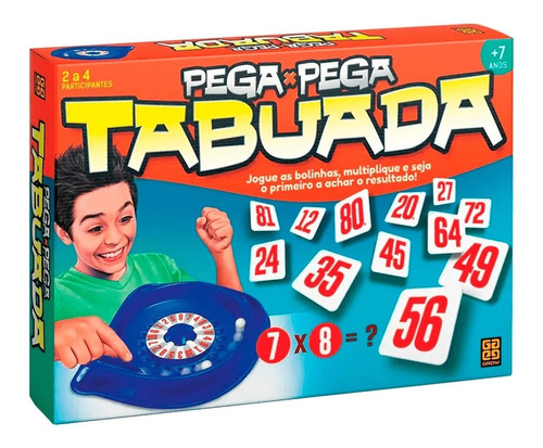 Jogo Pega-pega Tabuada - Grow