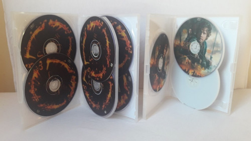 Dvd Filmes Coleção: O Senhor Dos Aneis - Hobbit (9 Dvds)