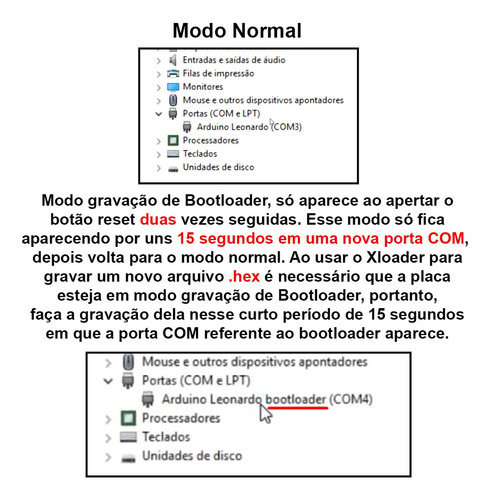 Placa Leonardo R3 Rev3 Atmega32u4 Com Cabo Usb Para Arduino