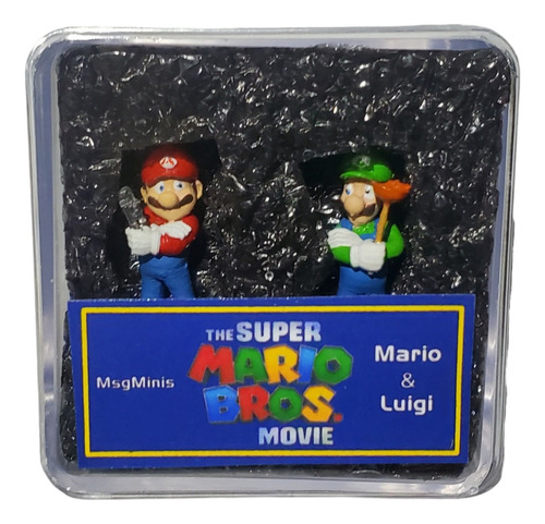 Hot Wheels Bonecos Mario Bros E Luigi Super Mario Movie Hw