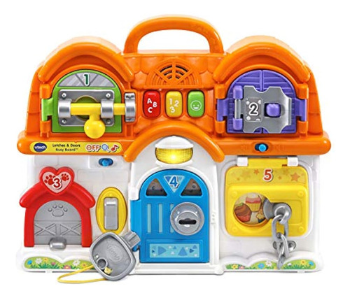 Tablero Ocupado Vtech Con Pestillos Y Puertas Multicolor 12-