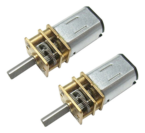 Motor De Caja De Cambios N20 Dc, 6 V, 15 Rpm, Para Ruedas De