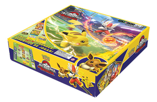 Academia De Batalha Cinderace Pikachu Eevee V Pokémon Tcg