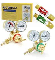 Comprar Reguladores De Oxígeno Y Acetileno Par De Medidores De Gas D
