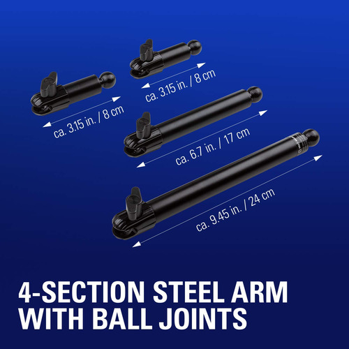 Brazo Articulado Flex Arm Elgato Premium De 4 Secciones Negr
