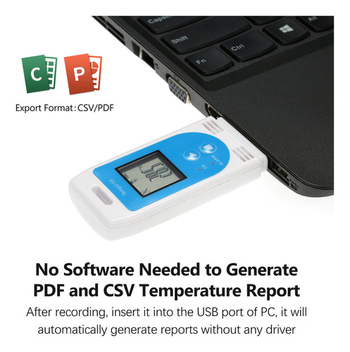 Lk Registrador De Datos De Humedad, Temperatura Usb