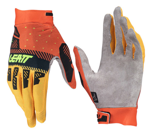 Guante Moto Leatt X-flow 2.5 Color Citrus Talle L