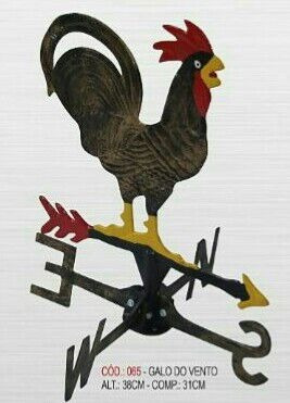 Galo Do Vento Do Havai Em Alumínio Ouro Vermelho Tamanho M