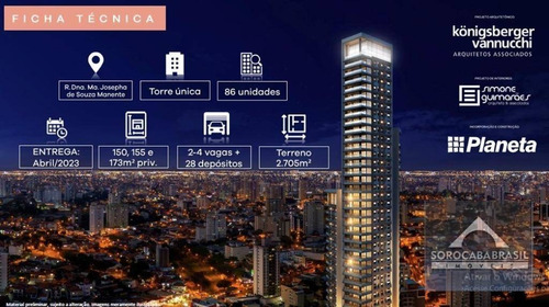 Imagem 24 de 30 de Apartamento Com 3 Dormitórios À Venda, 150 M² Por R$ 1.240.000,00 - Ícone Planeta - Sorocaba/sp - Ap0423