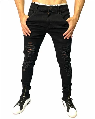 Calça rasgada mercado best sale livre