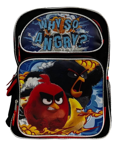 Mochila Angry Birds Con Lonchera Llantitas Primaria
