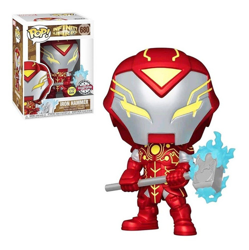 ¡Funko Pop! muñeca #680 Iron Hammer - Infinity Warps