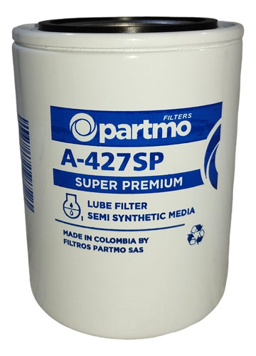 Filtro De Aceite A-427sp Partmo Ml-51602 / W-3900