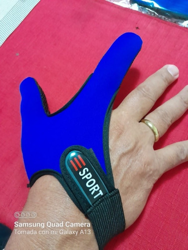 Imagen 1 de 4 de Guante Para Pesca Para Reel Frontal Y Reel Rotatorio