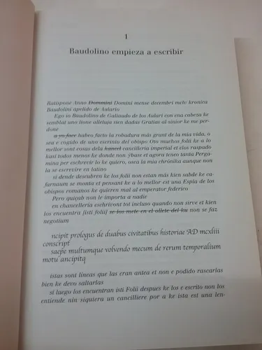 297 Libro Baudolino - Umberto Eco - Lumen Editorial (Usado)