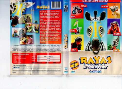 Rayas La Cebra Veloz (2005) - Dvd Original - Mcbmi