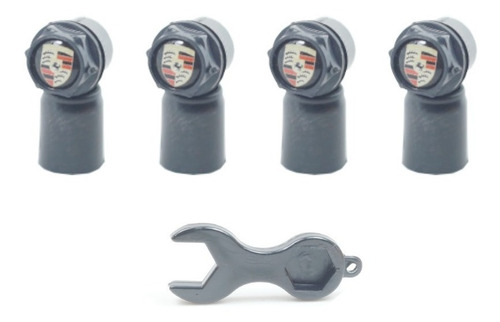 Kit Capa Para Valvula Pino Bico Preto Porshe