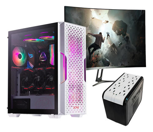 Pc Gamer Monitor 23.8 Ryzen 7 5700x Ram 32gb Ssd 1tb Reg
