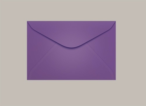 Envelope Visita 7x10 Cm Marfim Scrity 100 Unidades Cor Roxo Amsterdam