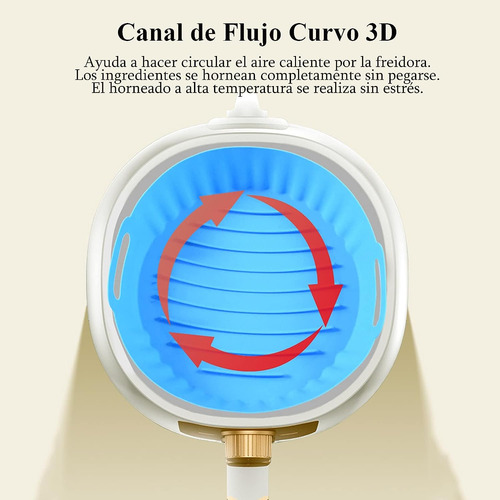 Silicona Freidora Aire 3 Pcs Air Fryer Silicon Y 2 Guantes
