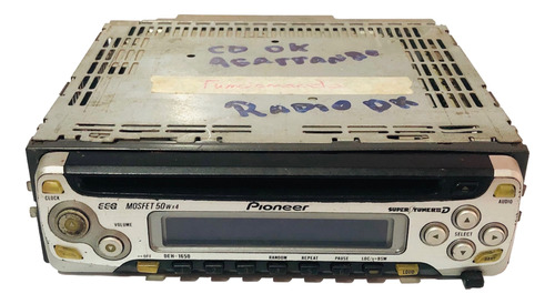 Rádio Cd Pioneer Deh1650 Rádio Ok Cd Agarrando (ler Anúncio)