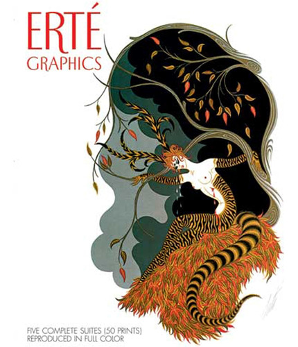 Libro: Erte Graphics: Five Complete Suites (50 Prints) Repro