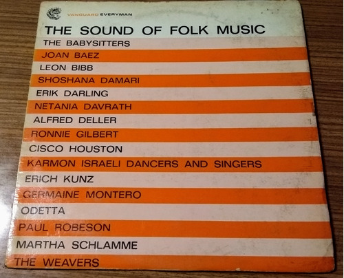 The Sound Of Folk Music J.baez Y Otros Lp Vinilo