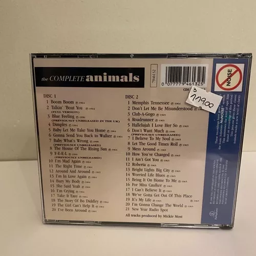 The Animals The Complete Animals Cd Eu Nuevo