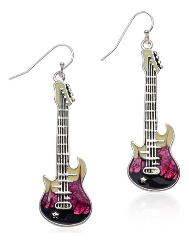Pammyj Pendientes Coloridos De Moda Para Guitarra Eléctrica
